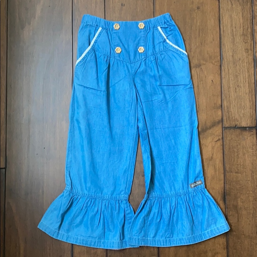 Matilda Jane lightweight ruffle denim-NEW